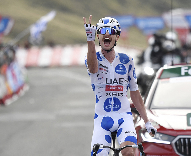 Červený dres mění majitele. Vingegaard na Vueltě znovu vede, etapu má Vine