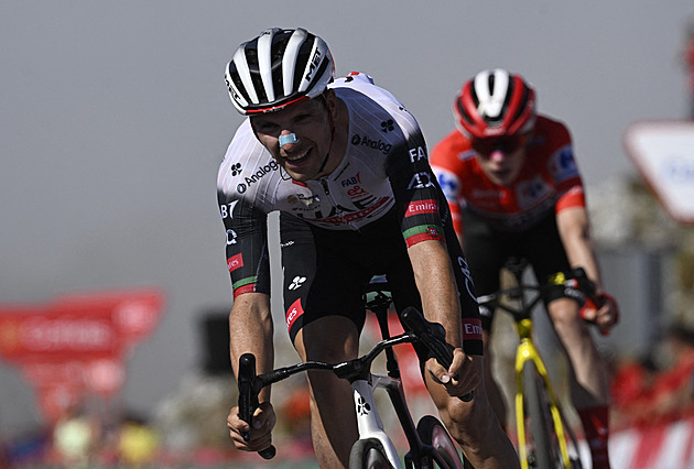 Almeida zastínil Vingegaarda, bájný výšlap patří jemu. Dán ale na Angliru neztratil