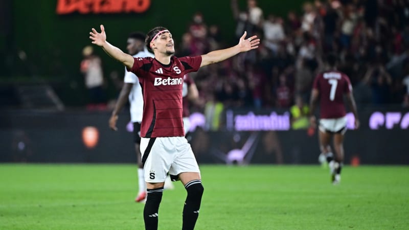 Fotbalová Sparta doma porazila Plzeň a je v čele tabulky