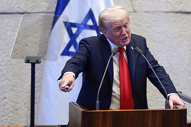 Nastává zlatý věk pro Blízký východ, řekl Trump. V Izraeli jej provázel velký potlesk
