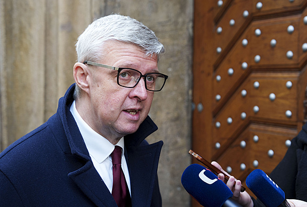 Za prezidentem Pavlem dorazil na Hrad první místopředseda ANO Havlíček