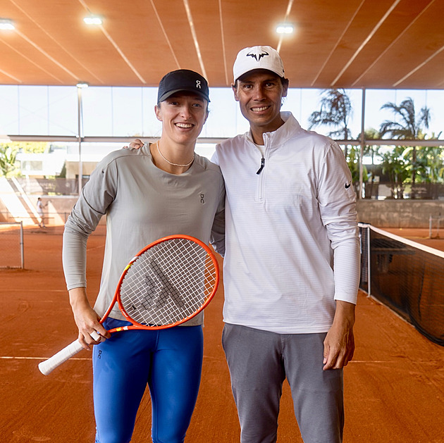 Šwiateková na Mallorce trénuje s Nadalem. Pilovali jeho ikonický forhend