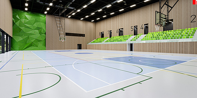 Spolek vedený zastupitelem napadl povolení na stavbu sportovní haly v Kroměříži